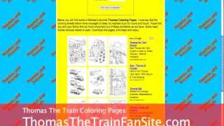 Thomas The Train Coloring Pages