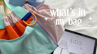 what’s in my everyday bag (work edition) ˚୨୧⋆｡˚ ⋆ daily essentials + tech must-haves! ✨