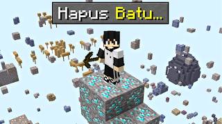 BEATING Minecraft But RANDOM BLOCKS DISAPPEAR Every 1 Second!!!