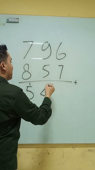 easy way to add numbers #trisnomathnian