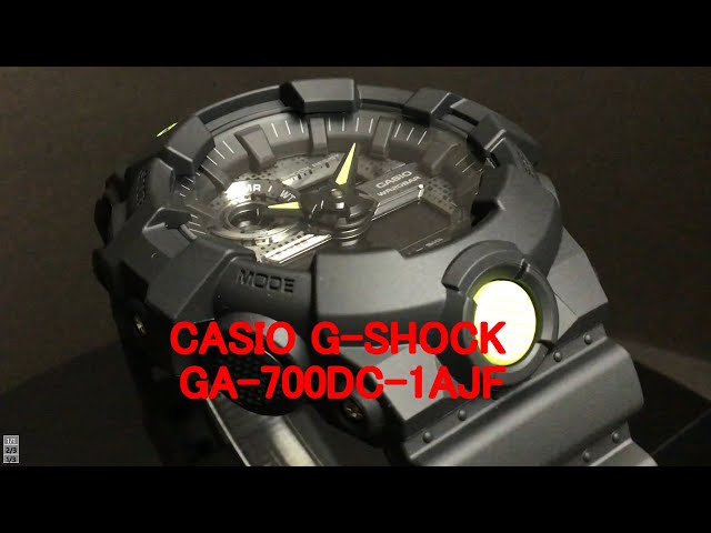 CASIO G-SHOCK GA-700DC-1AJF Black and Yellow Series - YouTube