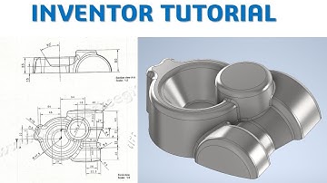 Inventor 2021 Tutorial #215 | 3D Model Design