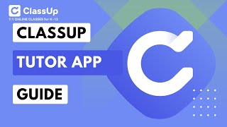 ClassUp App for Tutors: Tutorial screenshot 1