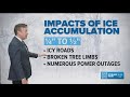 Ice concerns take center stage in storm forecast