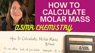 [ASMR] How To Calculate Molar Mass | Chemistry for Beginners screenshot 1