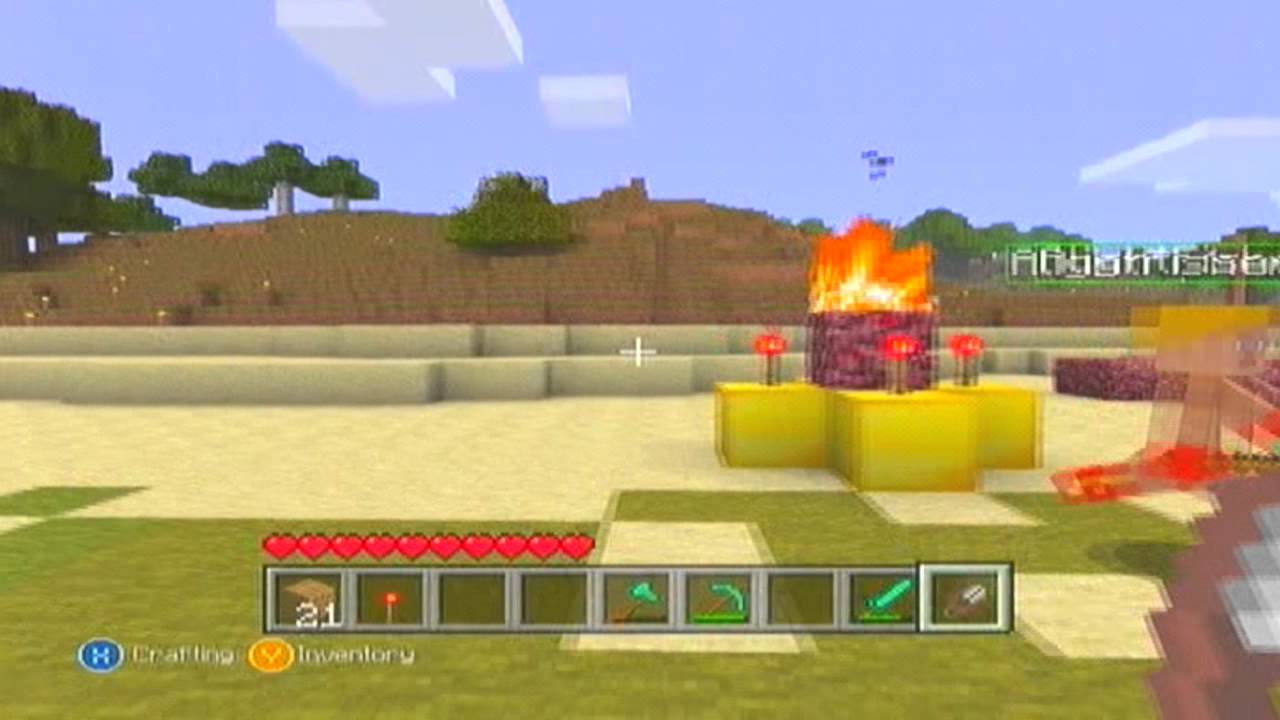 Minecraft Xbox update (1.7.3) Gameplay