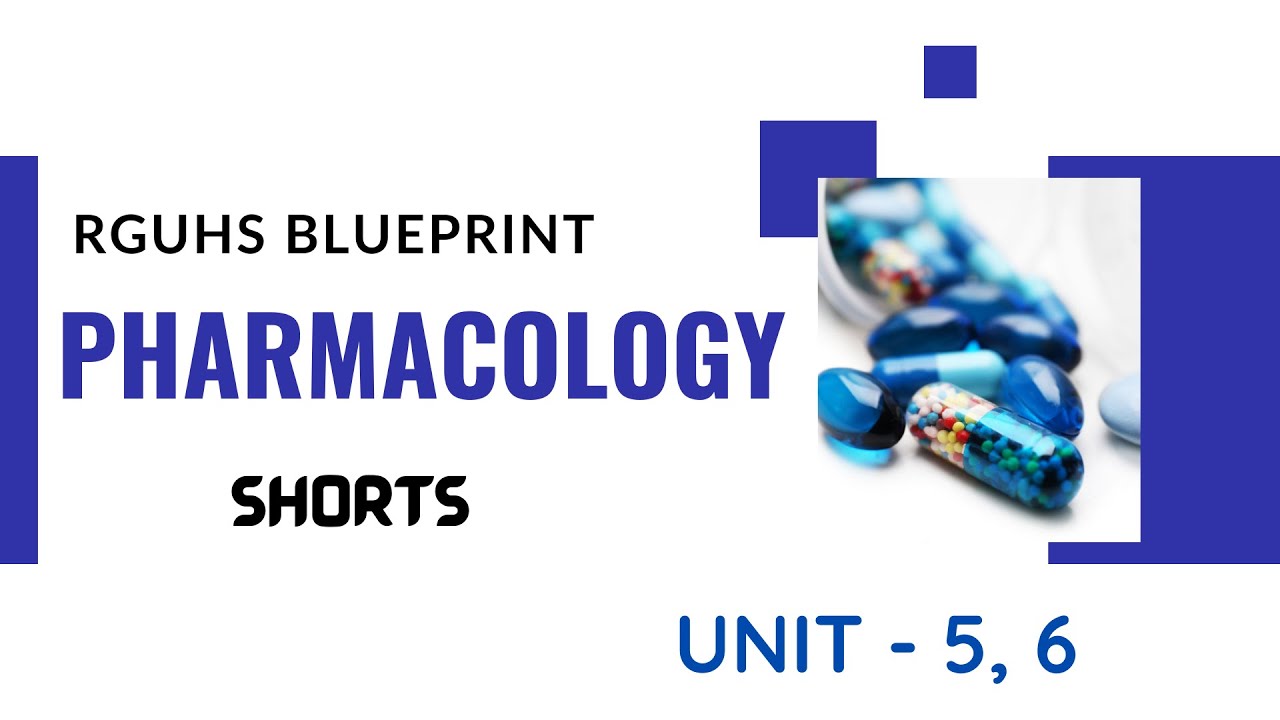 RGUHS Blueprint PHARMACOLOGY Unit 5 6 Solved Short Answers For 2nd Yr RGUHS Blueprint PHARMACOLOGY Unit 5 6 Solved Short Answers For 2nd Yr