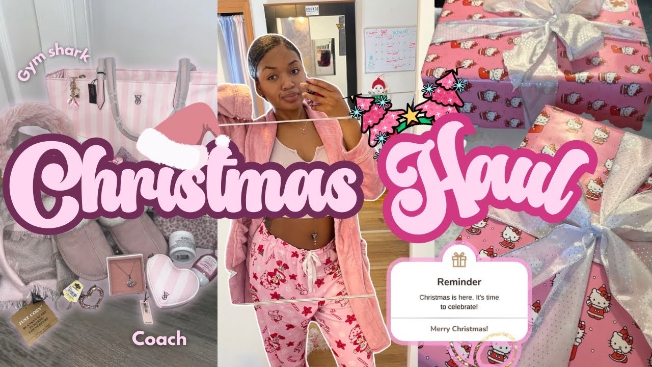 ЧТО Я ПОЛУЧИЛА НА РОЖДЕСТВО | Gymshark, кисти Morphe, цифровая камера, тренер и многое другое!!!