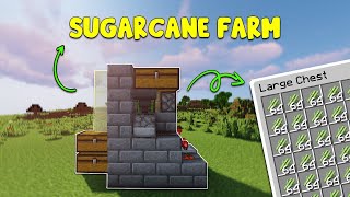 Best Automatic Sugarcane Farm For Bedrock and Pocket Edition screenshot 4