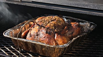 SmokingPit.com - Lemon Rosemary Chicken cooked on the Yoder YS640 Pellet Smoker & Grill