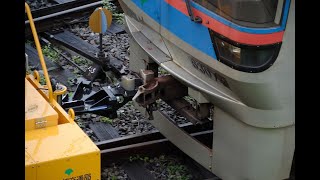 東京都交通局6300形 6307F廃車に伴う構内移動&入場