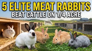 The 5 Elite Meat Rabbit Breeds That Outperform Cattle on Just 1/4 Acre