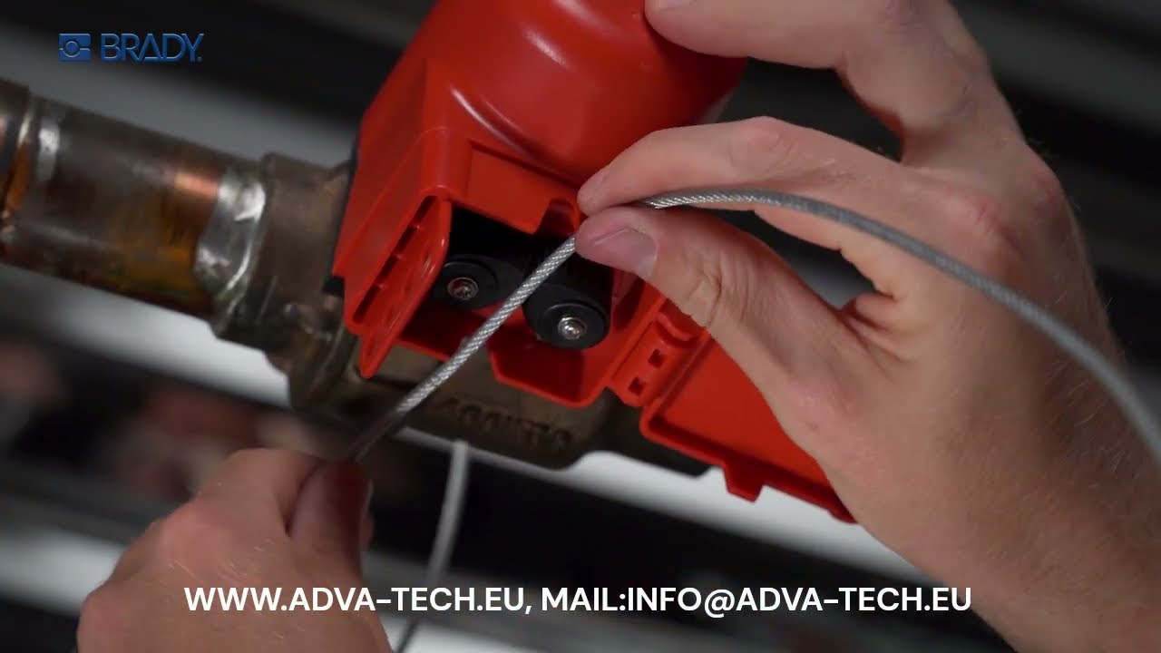 Blokada zaworu bez uchwytu z linką Brady  175644