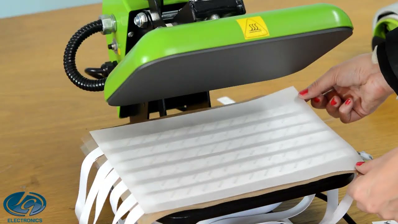 Press Multiple Lanyards Simultaneously | A4 Clamshell Heat Press