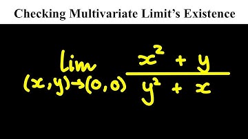 How to check existence of multi-variable limits