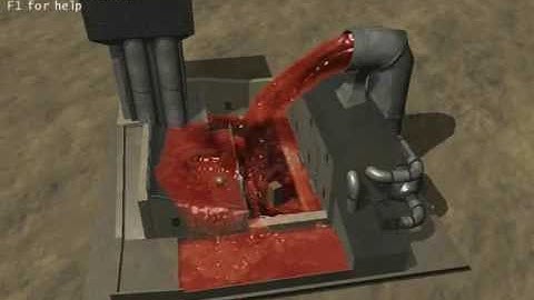 NVIDIA PhysX Particle Fluid Demo with Nvidia 9600 GT