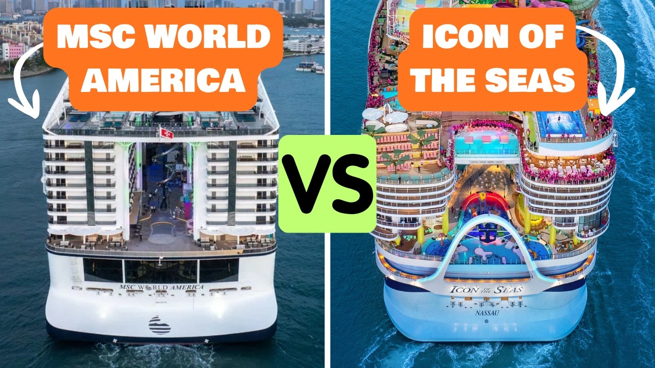 MSC World America vs. Icon of the Seas: Which Ship Is Better?