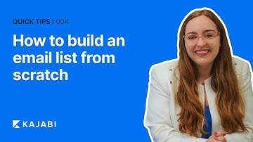 How to Build an Email List from Scratch