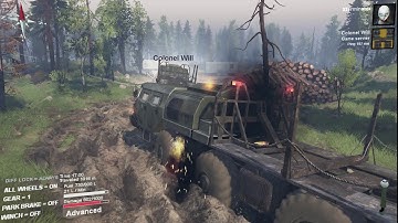 Spintires Volcano Map Episode 2 - Multiplayer With ColonelWill