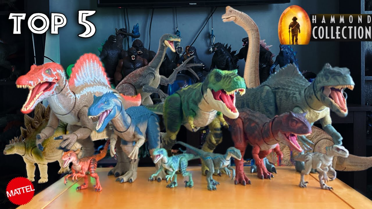 Пять лучших фигурок из коллекции Хаммонда «Мир Юрского периода»!