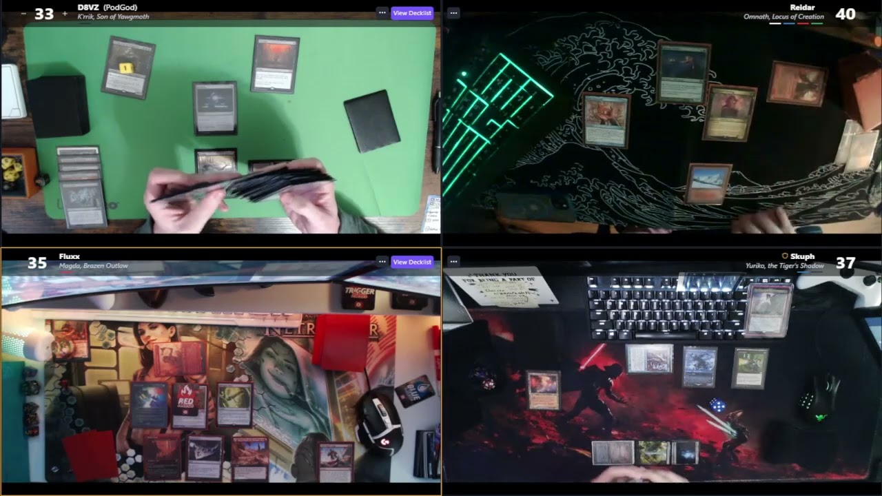 K'rrik Son of Yawgmoth turn three win with Gray Merchant loop.