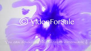 Beautiful Spreading Purple Ink Drops