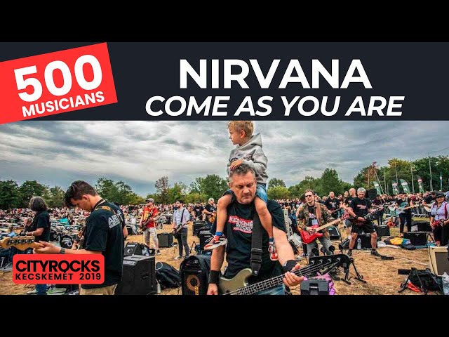 Come As You Are (NIRVANA) -  500 musicians - @CITYROCKS (The biggest rock band in Central Europe)