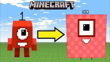 [NEW ADD-ON] Numberblocks Minecraft MORPHS 1-100
