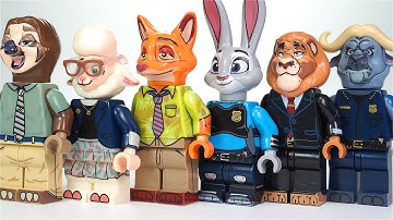 LEGO Zootopia 2 | Zootopia Unofficial Lego Minifigures RT8012