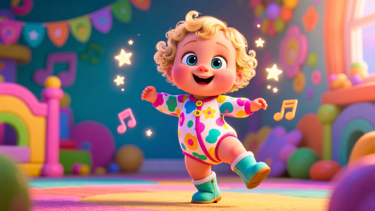 Tiny Baby Dance Fair Fun 🎪🎵 Fun Learning Song for Kids | Numbers, Colors, and Movement