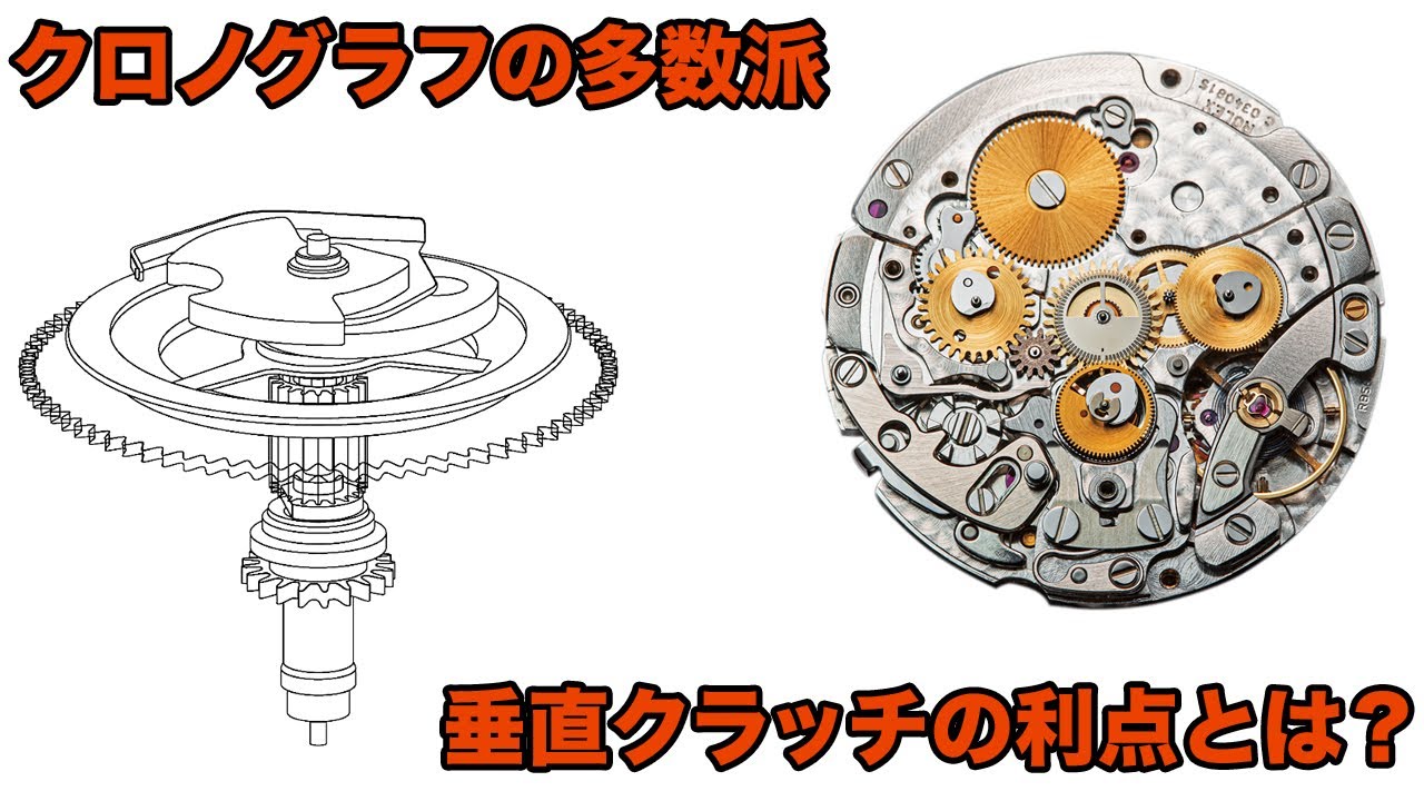 クロノグラフの機構を解説。今や大多数を占める垂直クラッチの利点とは？／クロノス日本版のオタクホイホイ（インスタライブ アーカイブ）