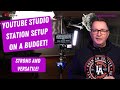 My Mobile YouTube Studio Station Setup On A Budget - Strong And Versatile #youtubestudio #howto
