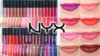 NYX Soft Matte Lip Cream + Lip Swatches || ALL SHADES