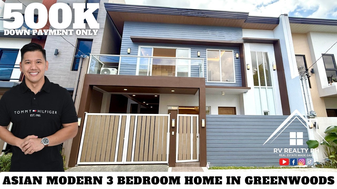 House Tour 69: Asian Modern 3 Bedroom Home in Greenwoods Executive Village in Pasig! ₱500K DP ONLY‼️