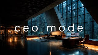 Deep Work Music for Flow State | Coding, Study & Work | Brutalist Forest Atrium | CEO MODE