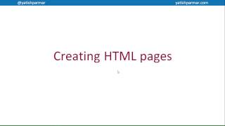 Creating an HTML page - A Level Computer Science