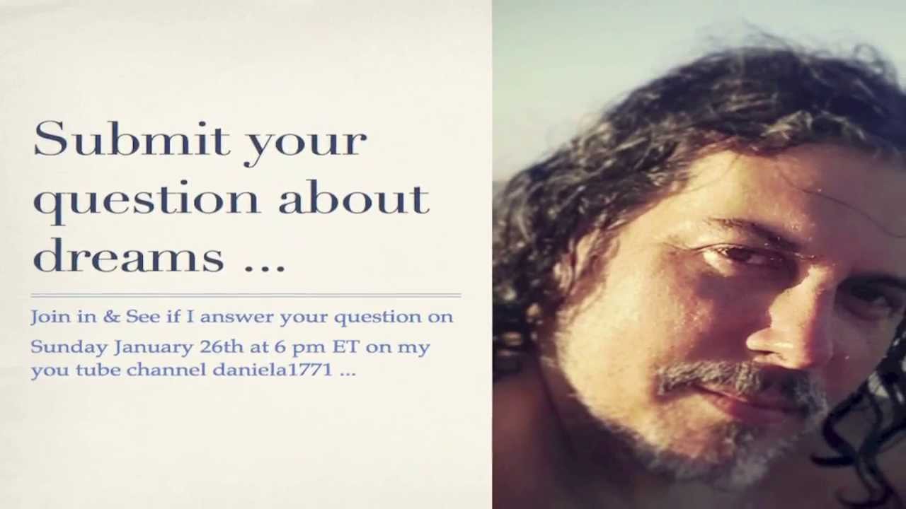 Dreamwork Hang Out with Dimitri Halley | January 26th | 6 pm ET