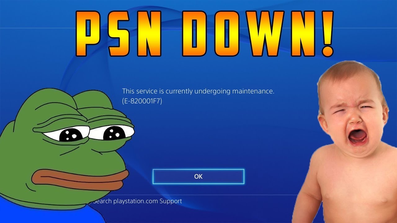 PLAYSTATION SERVERS ARE DOWN!!! PSN PARTY CHAT DOWN 1132020! PSN NOT