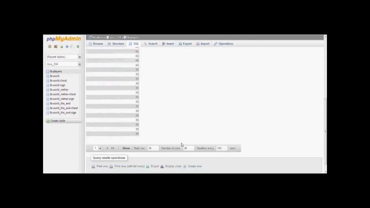 Using Logblock for Player Analytics on a MineCraft Server