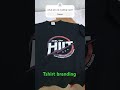 T-shirt branding using printable flex