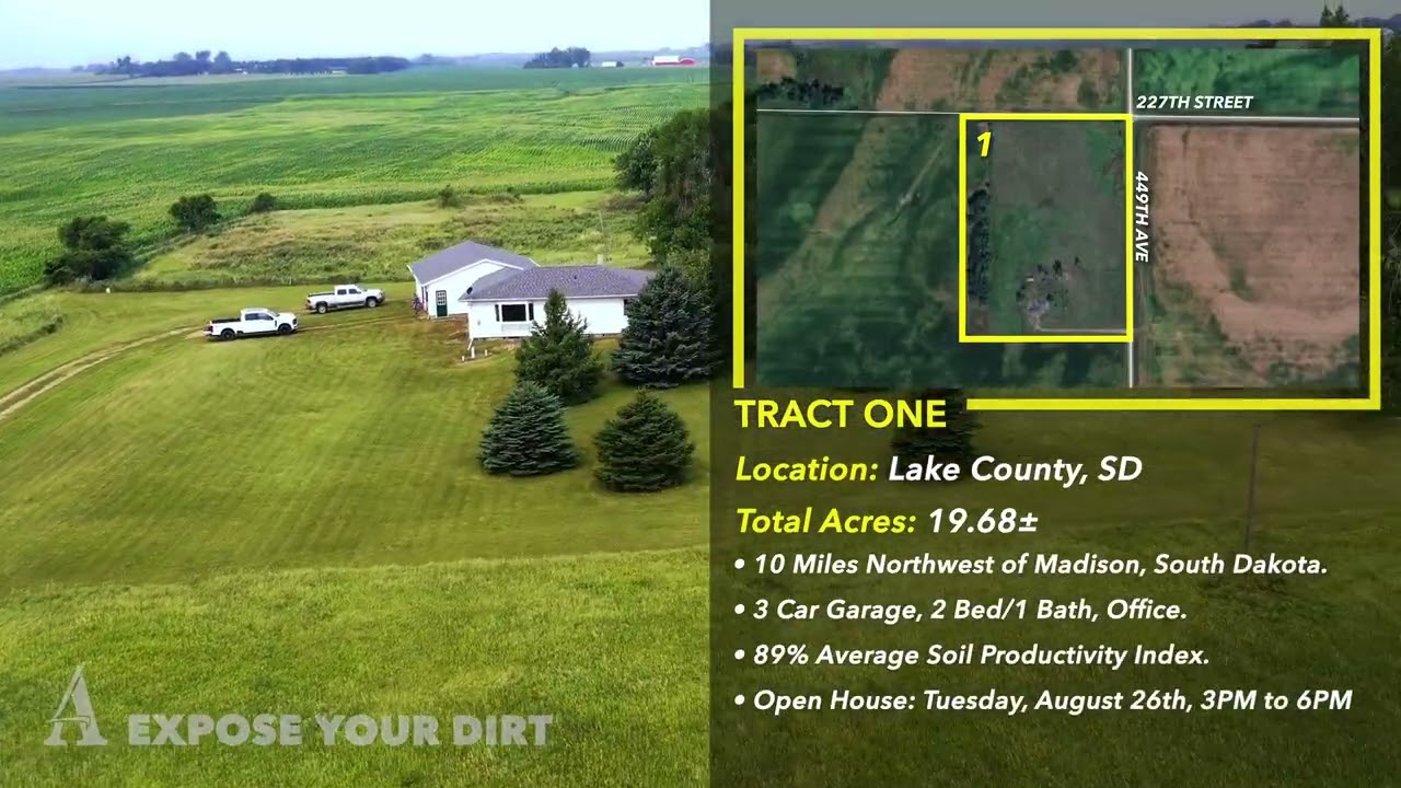 19.68± Lake County, SD Acreage Auction