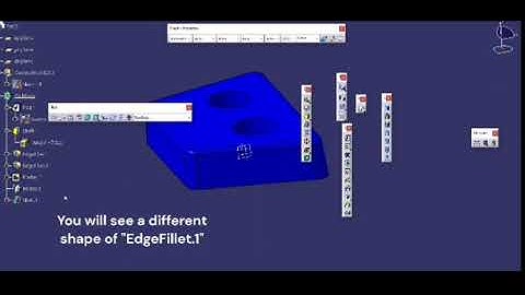 Play with CATIA V5 (#8): Reorder the Specification Tree to Modyfy 3D Shape