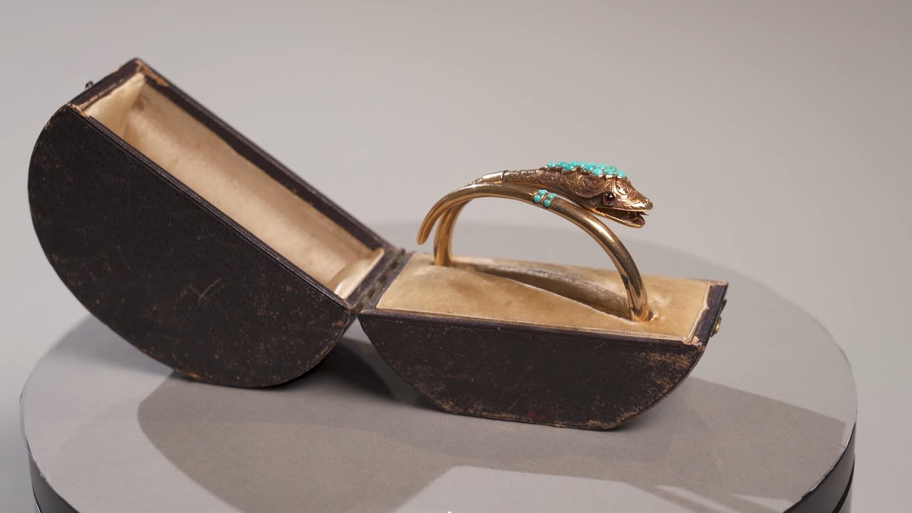 Take a closer look at Catherine Dickens’s snake bracelet