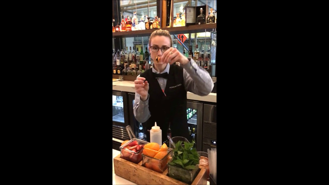 Blood Orange Manhattan Made To Perfection