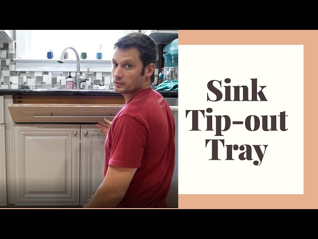 What is Sink Tilt-Out Tray?  Definition of Sink Tilt-Out Tray