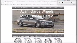 Avant Garde Wheels M590 Review - Part 2