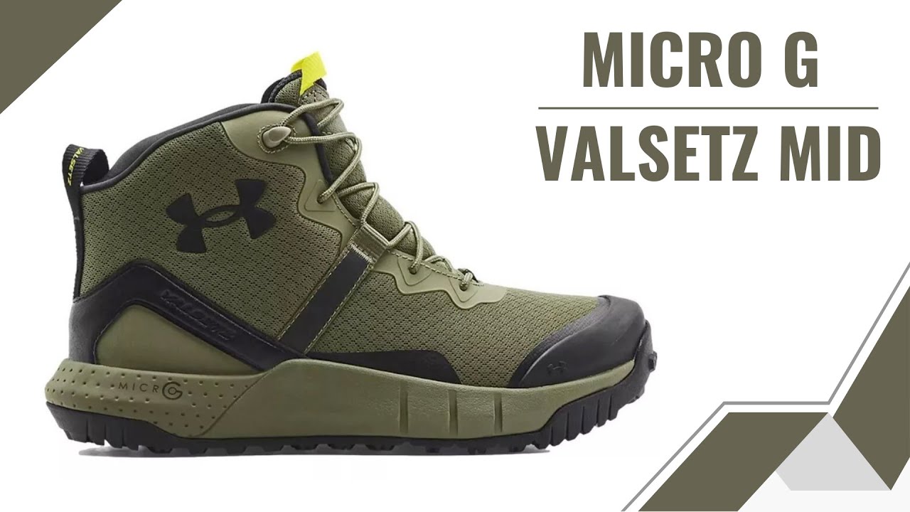 Botas Under Armour Micro G Valsetz Mid Tactical Boots - YouTube