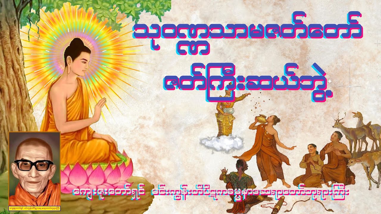 သုဝဏ္ဏသာမ ဇတ်တော် (ဇာတ်ကြီး ဆယ်ဘွဲ့ ) - ကျေးဇူးတော်ရှင် မင်းကွန်းတိပိဋက ဓမ္မနာဒ ဆရာတော်ဘုရားကြီး