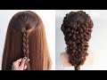 latest trick for messy braid ponytail | hairstyle for bride | hairstyle for wedding