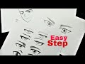 How to draw Anime- Eye tutorial|Male (Anime Drawing Tutorial for Beginners)